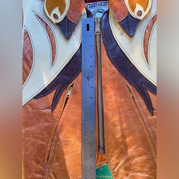 Vintage East West Musical Instruments Co. San Francisco Leather “Parrot” Jacket - Picture 4 of 13